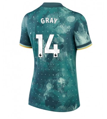 Tottenham Hotspur Archie Gray #14 Tercera Equipación Mujer 2024-25 Manga Corta